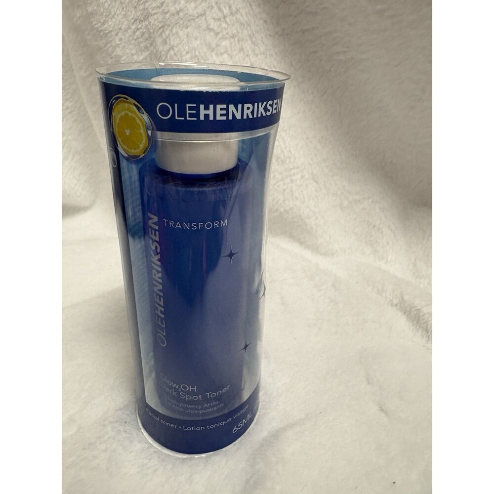 Ole Henriksen Glow2OH Dark Spot Toner 2.2 oz / 65mL AHA Facial Toner New Sealed